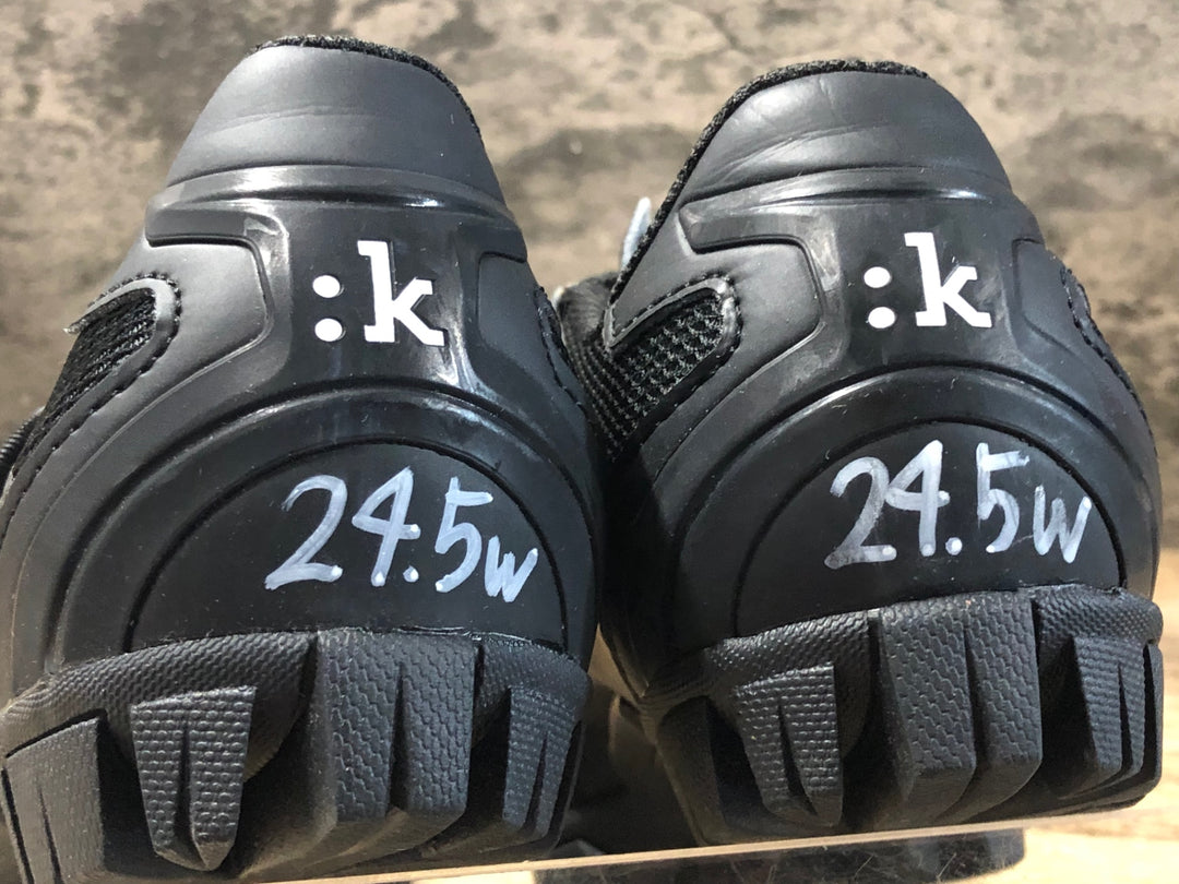 KG403 フィジーク FIZIK M6 MTB shoes ビンディングシューズ 黒 SPD EU38.5 ※ペン字あり