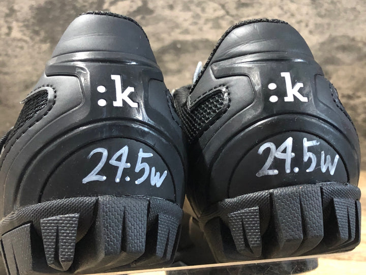 KG403 フィジーク FIZIK M6 MTB shoes ビンディングシューズ 黒 SPD EU38.5 ※ペン字あり