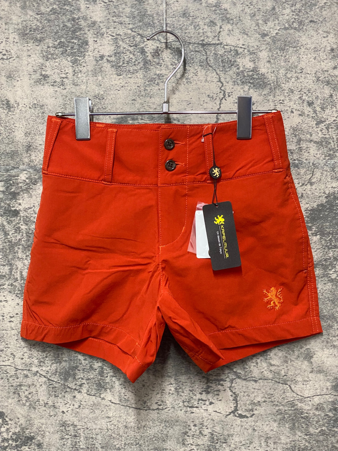 JO902 カペルミュール KAPELMUUR ストレッチショートパンツ オレンジ 34