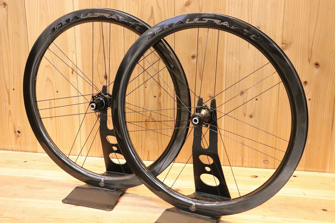 カンパニョーロ CAMPAGNOLO ボーラ BORA ULTRA WTO 45 DB C23 カーボン チューブレスレディ ホイールセット シマノ 11S/12S 【芦屋店】