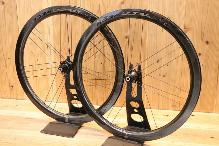 カンパニョーロ CAMPAGNOLO ボーラ BORA ULTRA WTO 45 DB C23 カーボン チューブレスレディ ホイールセット シマノ 11S/12S 【芦屋店】