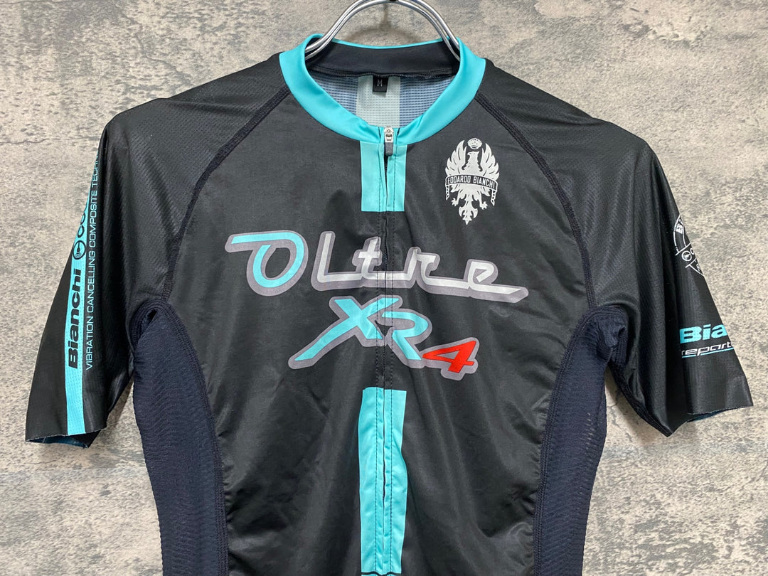JS699 ビアンキ Bianchi 半袖 サイクルジャージ OLTRE XR4 黒 M