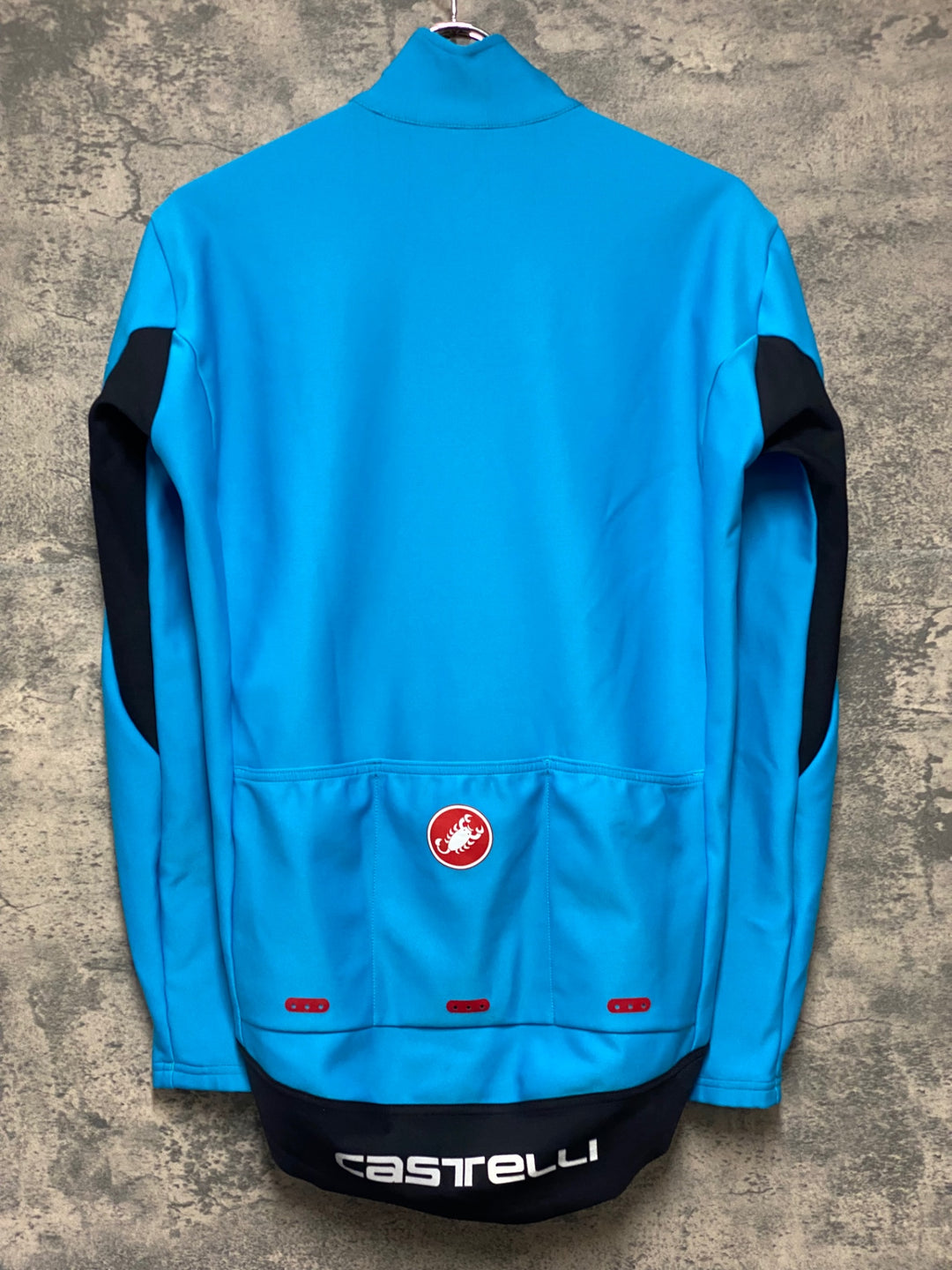 KO896 カステリ CASTELLI ROSSOCORSA 長袖 サイクルジャージ 水色 M perfetto