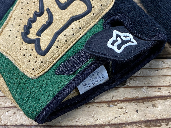 KB815 フォックス FOX Racing MOJAVE 指切りグローブ 緑黒茶 M
