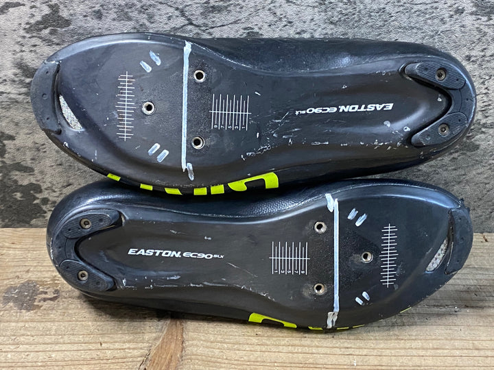 KD064 ジロ GIRO EMPIRE SLX ビンディングシューズ 3穴 レース 黒 EU40.5 EASTON EC90 SLX EU42.0