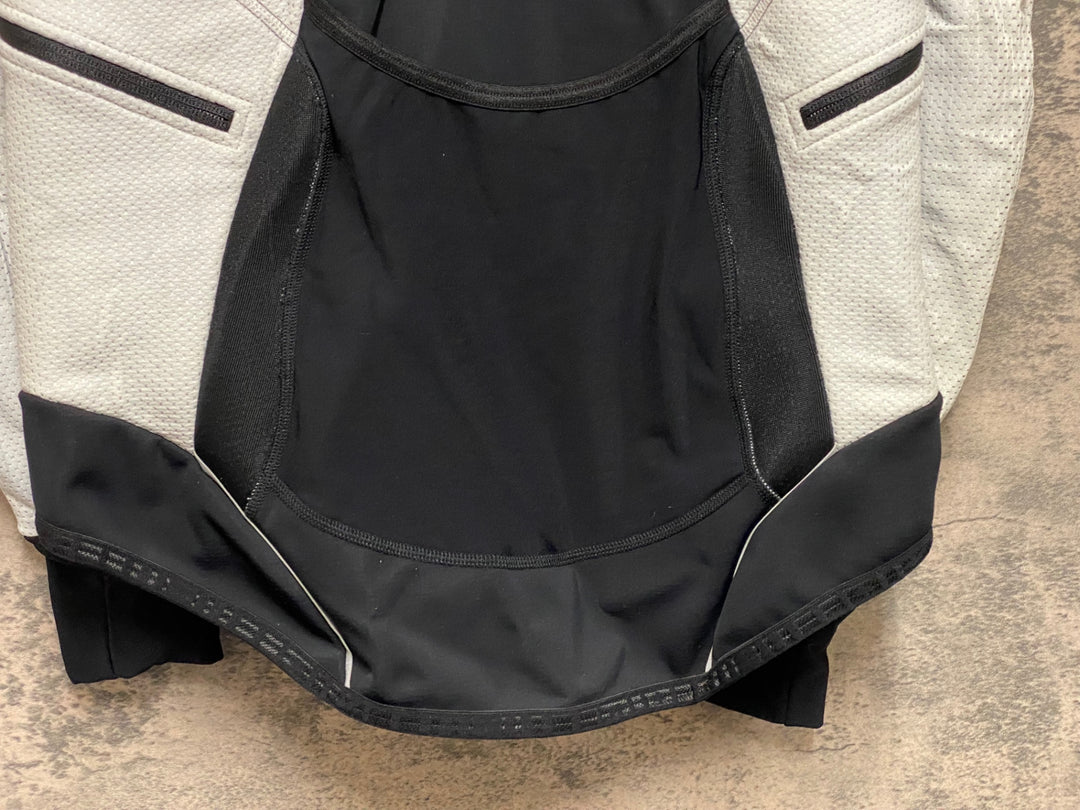 JQ218 アソス assos AIR BLOCK 851 winter plus 長袖サイクルジャケット 白黒 M 裏起毛