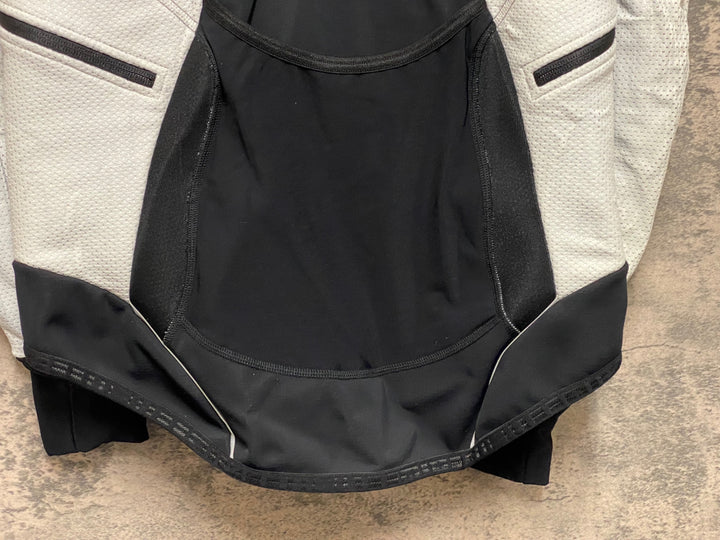 JQ218 アソス assos AIR BLOCK 851 winter plus 長袖サイクルジャケット 白黒 M 裏起毛