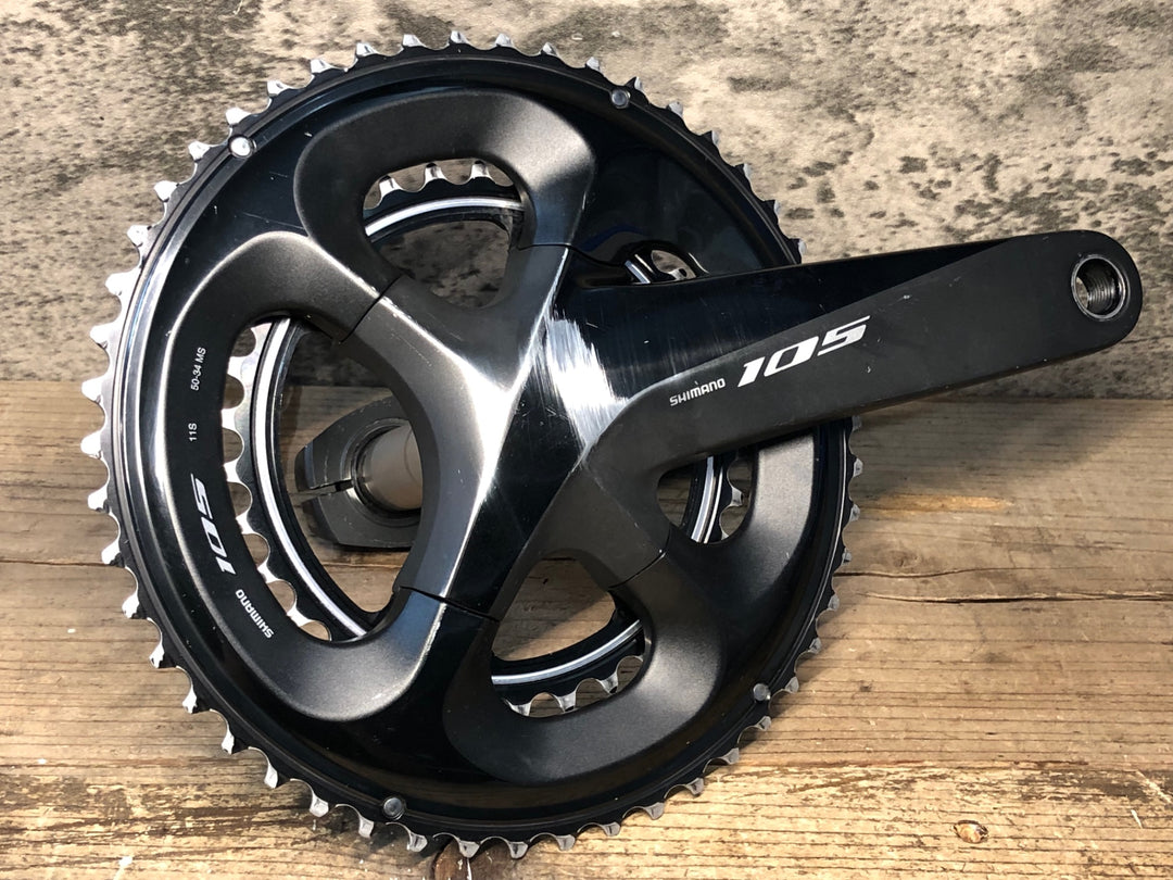 II770 シマノ SHIMANO 105 FC-R7000 クランクセット 50/34T 170mm ※フィキシングボルト, 固定ピン,ボルト欠品