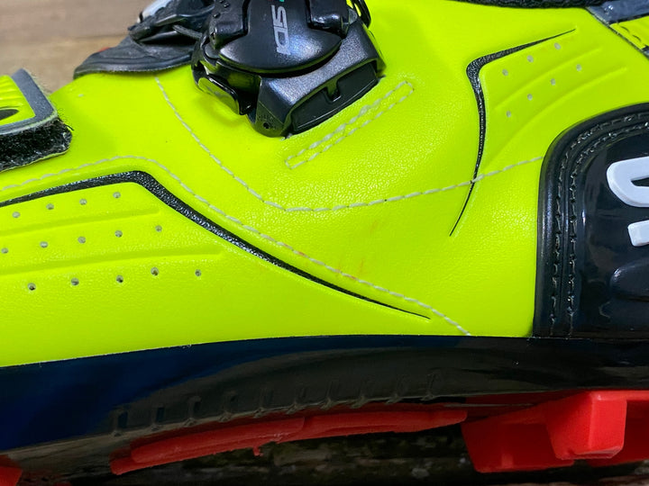 KG392 シディ SIDI TRACE MTB ビンディングシューズ 黄 SPD EU40 ※ペン字あり