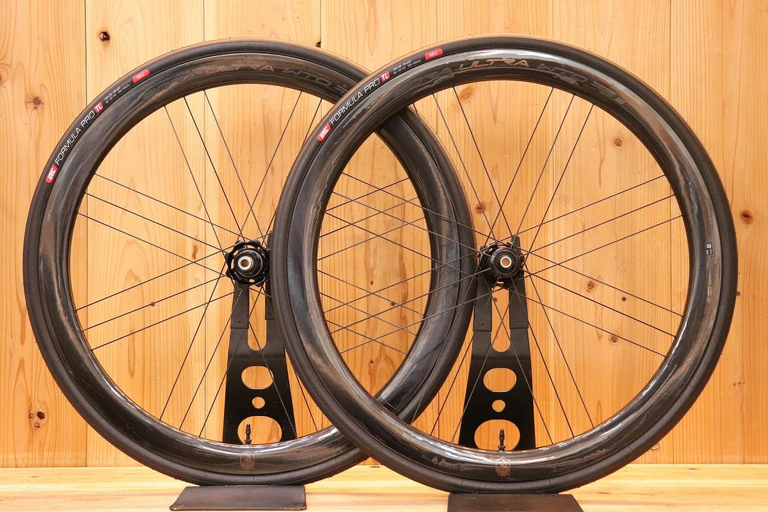 カンパニョーロ CAMPAGNOLO ボーラ BORA ULTRA WTO 45 DB カーボン チューブレスレディ ホイールセット シマノ 11S/12S 19C 【芦屋店】