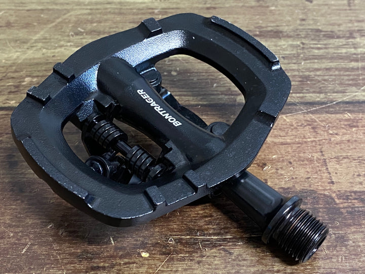 JQ031 ボントレガー BONTRAGER 片面 ビンディングペダル SPD 黒