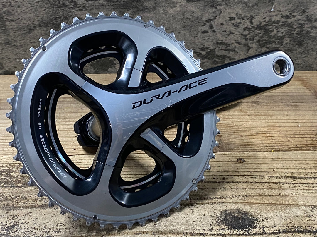 JW212 シマノ SHIMANO デュラエース DURA-ACE FC-9000 クランクセット 50/36 167.5mm リコール点検済み