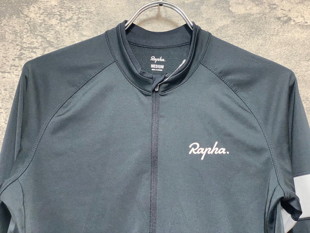KC567 ラファ Rapha WOMEN'S CORE LONG SLEEVE JERSEY 長袖 サイクルジャージ 黒 M 裏起毛