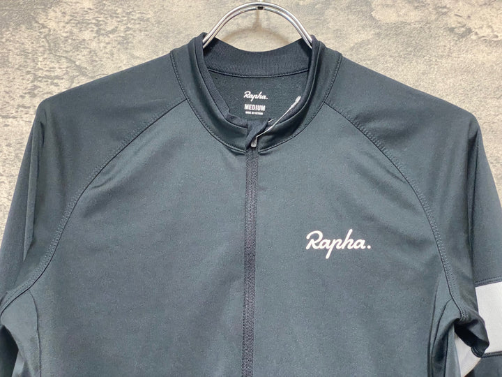 KC567 ラファ Rapha WOMEN'S CORE LONG SLEEVE JERSEY 長袖 サイクルジャージ 黒 M 裏起毛