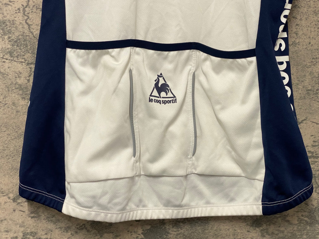 KJ963 ルコックスポルティフ le coq sportif 半袖 サイクルジャージ 白赤 M