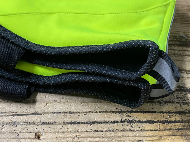 KH646 ゴアバイクウェア GORE BIKE WEAR シューズカバー 黄 L 裏起毛 WINDSTOPPER Soft Shell