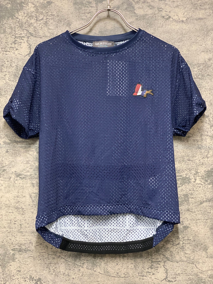 KI124 カフェドシクリシテ CAFE DU CYCLISTE MAGALIE Woman 半袖 サイクルジャージ 紺 XS