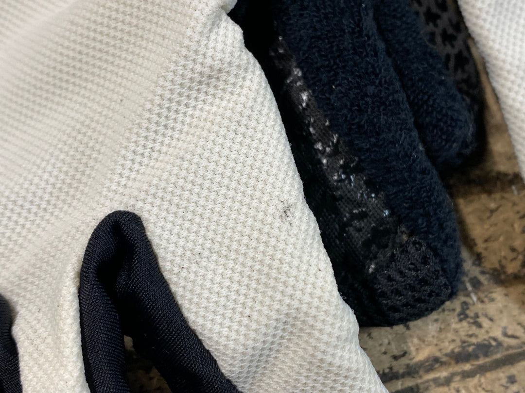 JQ222 アソス assos 長指グローブ 白 M メッシュ