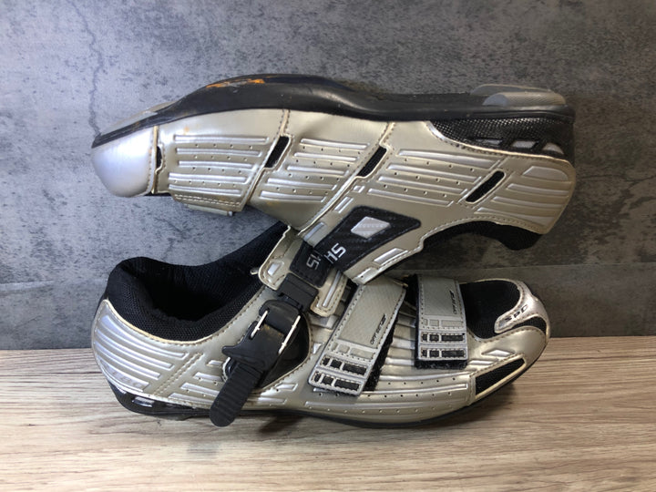 JR970 シマノ SHIMANO RT80 SH-RT80 ビンディングシューズ 2穴 シルバー EU43