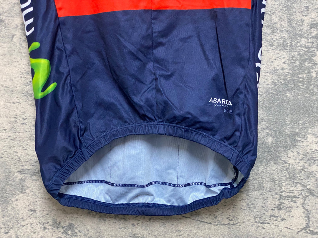 JS495 エンデュラ ENDURA 半袖 サイクルジャージ 濃紺 movistar ※サイズ不明