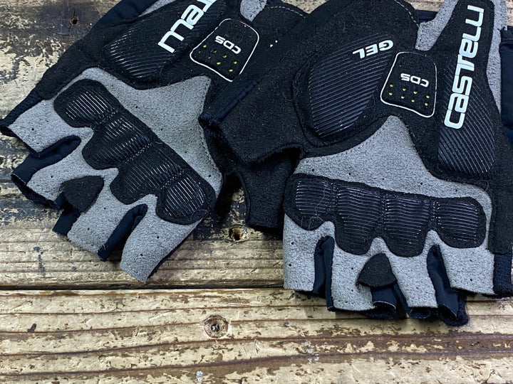 JH098 カステリ CASTELLI 指切りグローブ 黒 L