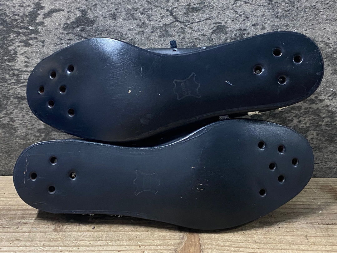 KJ386 アディダス adidas E.MERCKX SUPER ビンディングシューズ 黒 ビンテージ サイズ不明