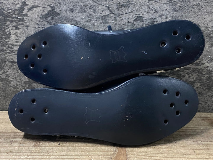 KJ386 アディダス adidas E.MERCKX SUPER ビンディングシューズ 黒 ビンテージ サイズ不明