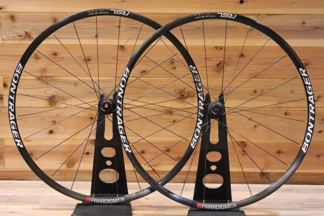 ボントレガー BONTRAGER パラダイム PARADIGM CX RSL TU DISC シマノ 11S/12S アルミ チューブラー シクロクロス グラベル  ホイールセット 【広島店】