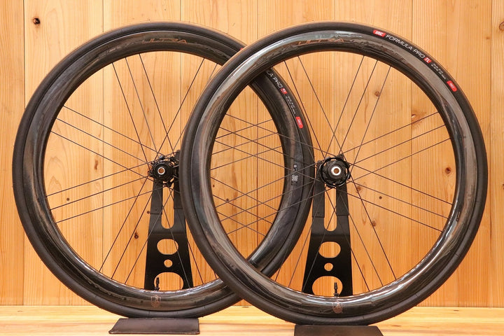 カンパニョーロ CAMPAGNOLO ボーラ BORA ULTRA WTO 45 DB カーボン チューブレスレディ ホイールセット シマノ 11S/12S 19C 【芦屋店】