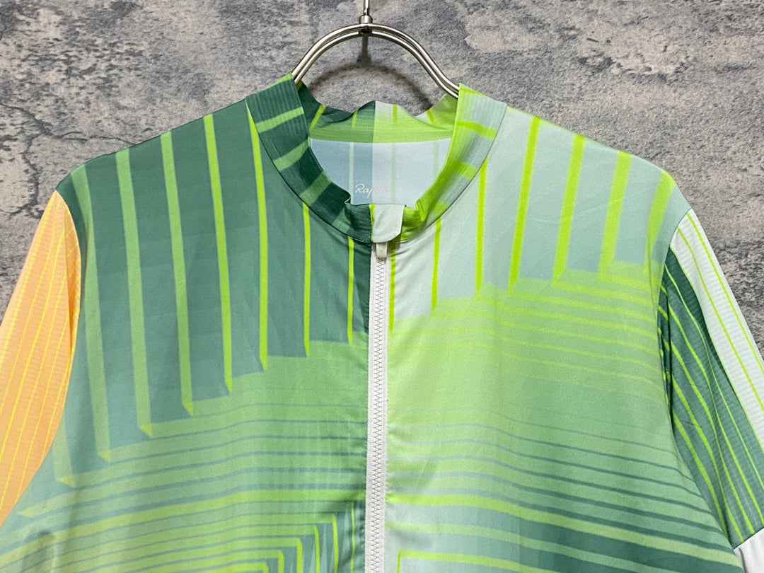 KD125 ラファ Rapha TUNNEL VISION PT JERSEY 半袖 サイクルジャージ 緑 XXL
