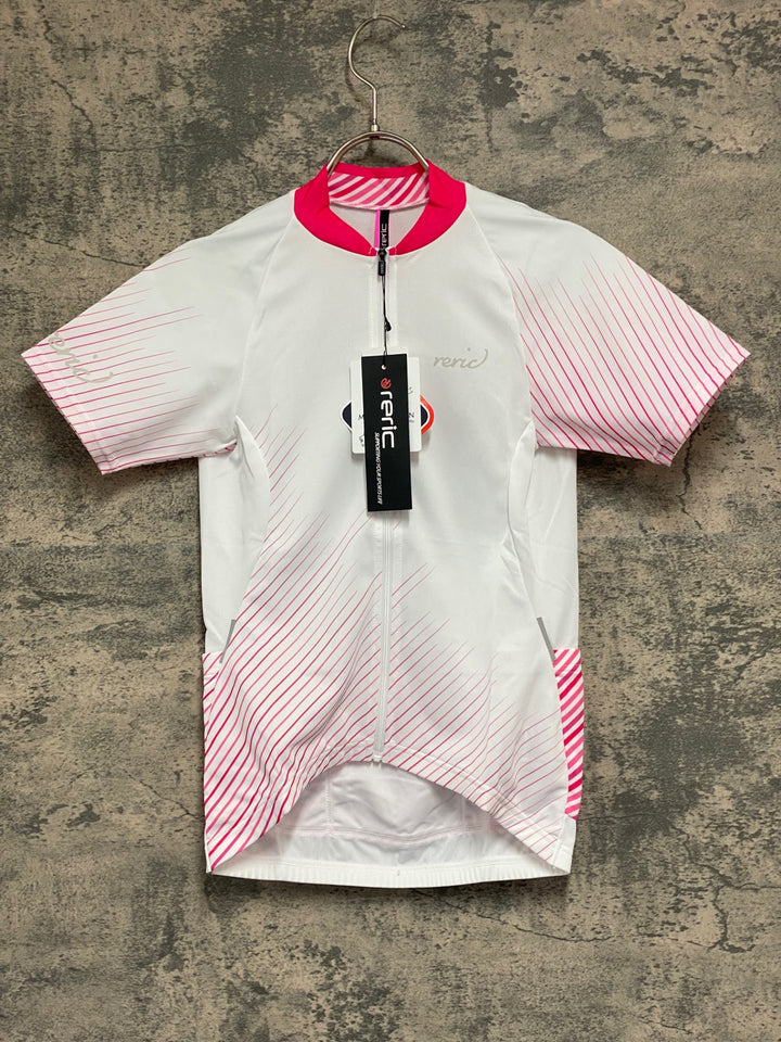 JW010 レリック reric Women's Himalia SS Jersey 半袖 サイクルジャージ S 白 レディース