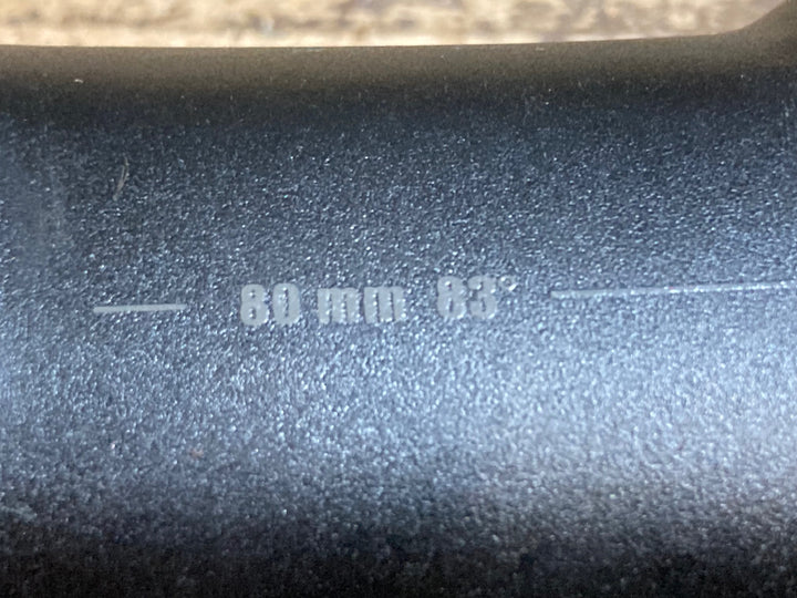 KF459 デダ Deda ZERO2 アルミ ステム 黒 80mm Φ31.7 OS 83°