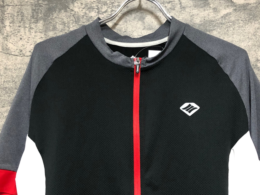 KD676 サンティック SANTIC 半袖 サイクルジャージ 黒 2XL