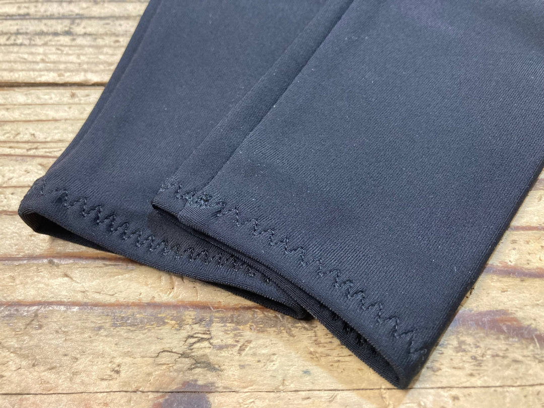 JY640 アソス ASSOS Spring Fall Leg Warmers レッグウォーマー 黒 Ⅰ 裏起毛