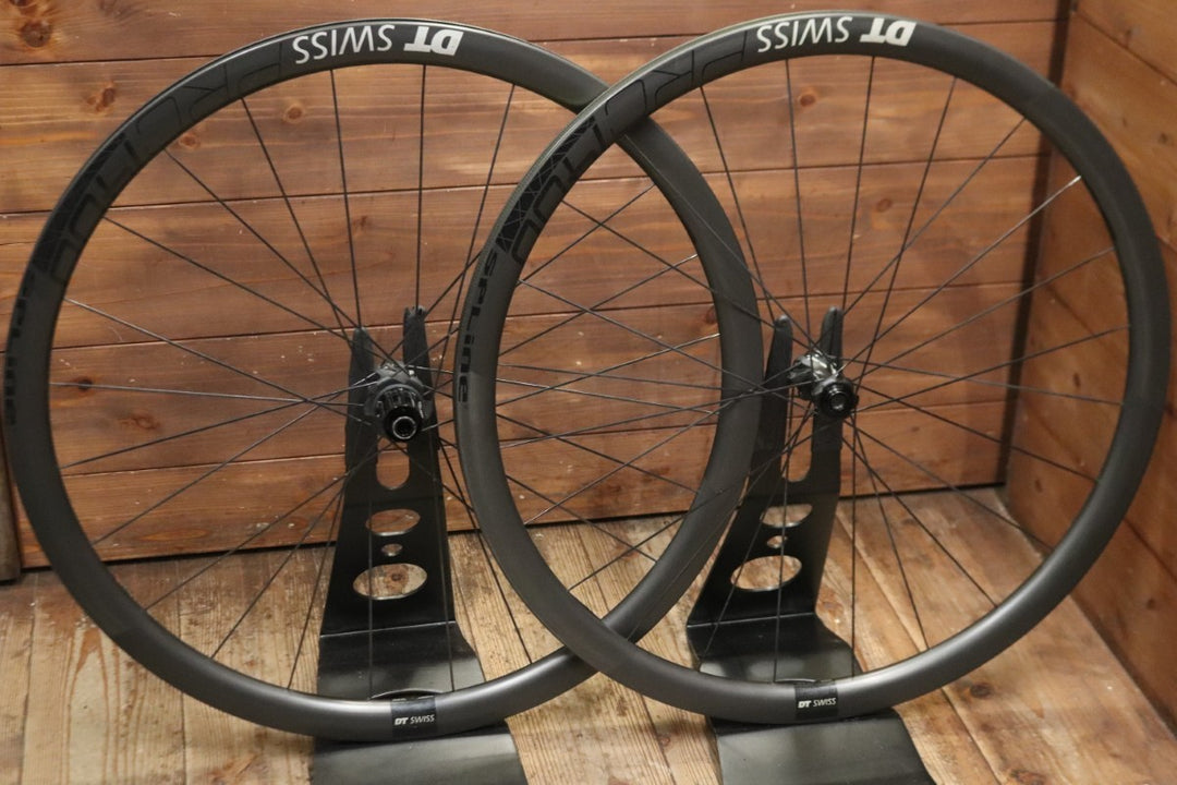 DT SWISS PRC 1400 SPLINE DB 35 カーボン チューブレス ホイールセット シマノ12/11S ワイドリム 18C 【東京南麻布店】