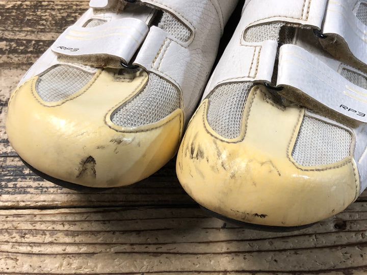 KD267 シマノ SHIMANO SH-RP300-E WIDE ビンディングシューズ 白 3穴 EU44