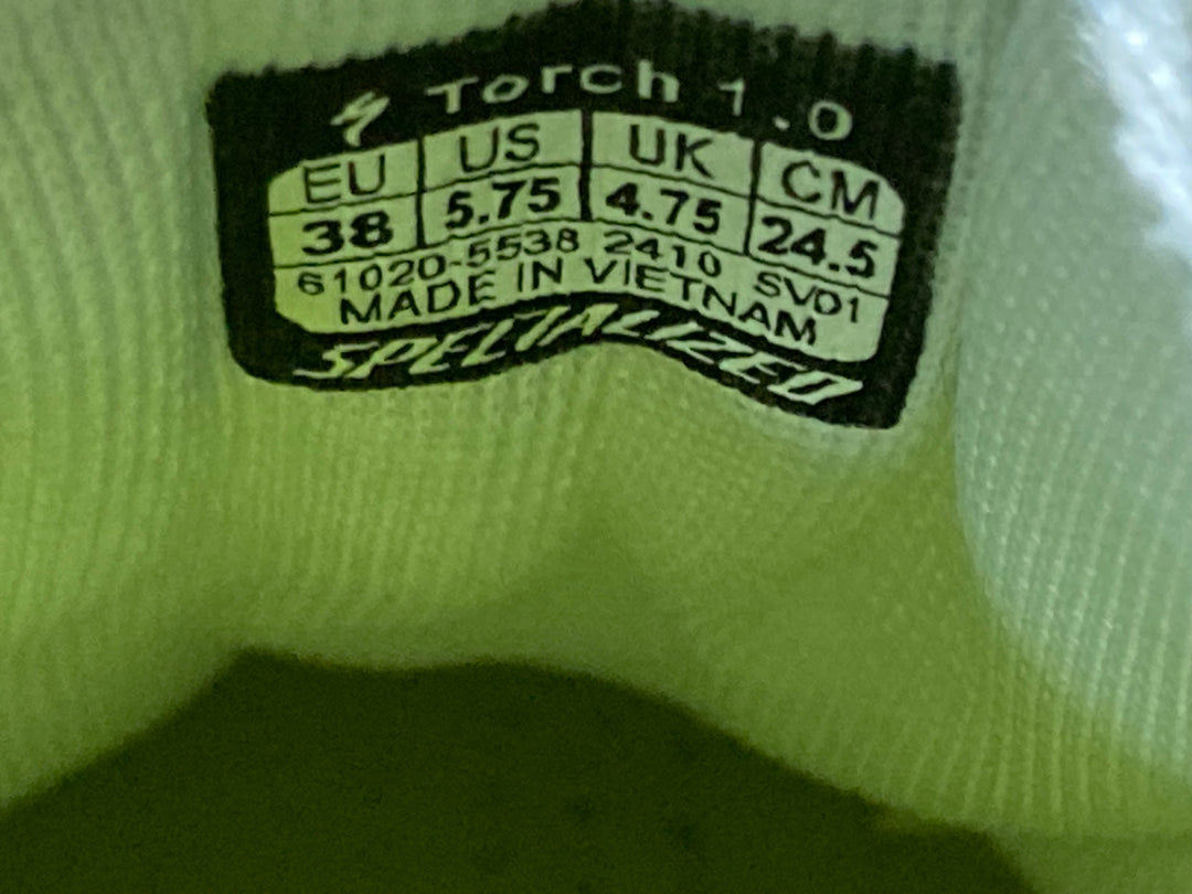 KL073 スペシャライズド SPECIALIZED Torch 1.0 BG BOA ビンディングシューズ 白 EU38