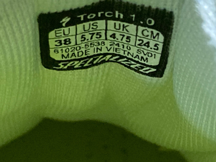 KL073 スペシャライズド SPECIALIZED Torch 1.0 BG BOA ビンディングシューズ 白 EU38