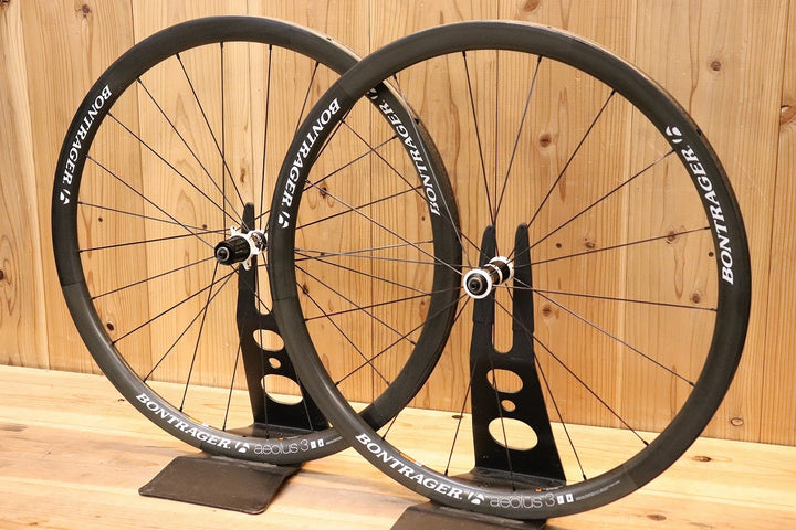 ボントレガー BONTRAGER アイオロス AEOLUS 3 カーボン チューブラー ホイールセット シマノ 11S/12S 【芦屋店】