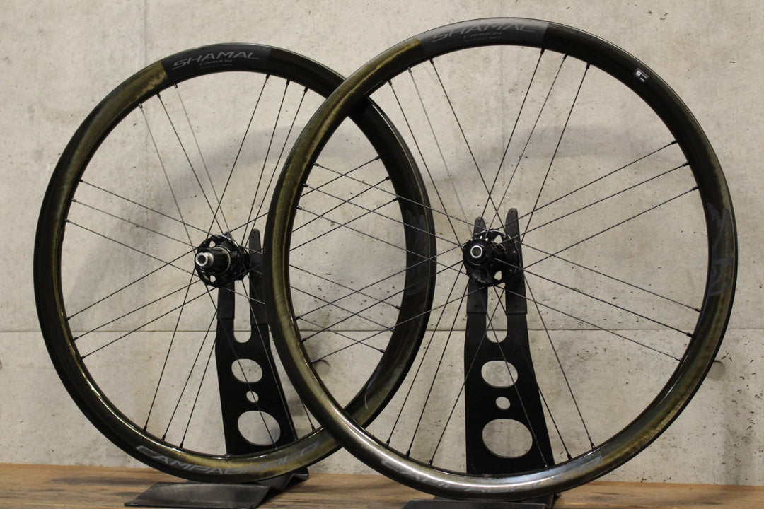 カンパニョーロ CAMPAGNOLO シャマル カーボン SHAMAL CARBON DB カーボン チューブレス ホイールセット シマノ 11/12S 21C 【福岡店】