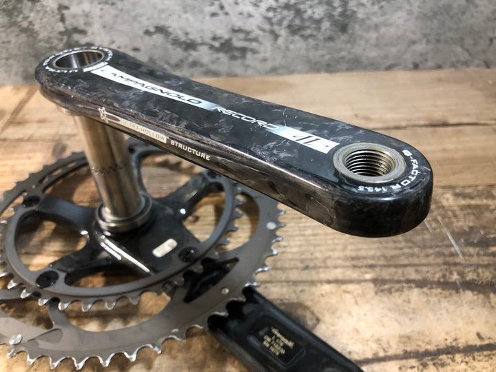 JY310 カンパニョーロ Campagnolo レコード RECORD 11s FC9-RE093C カーボン クランクセット ULTRA TORQUE 53/39T 170mm