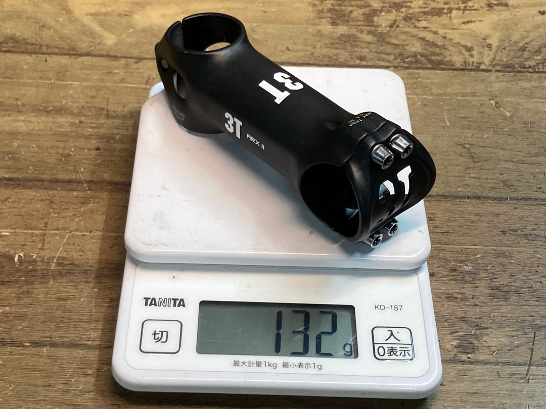 JA186 3T ARX Ⅱ アルミ ステム 黒 90mm Φ31.8 OS 6°