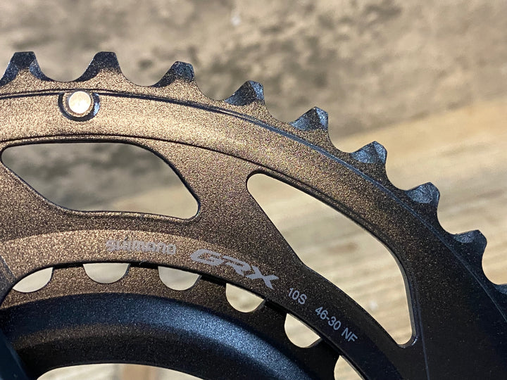 JS563 シマノ SHIMANO GRX FC-RX600 クランクセット 46/30T 170mm 2x10S