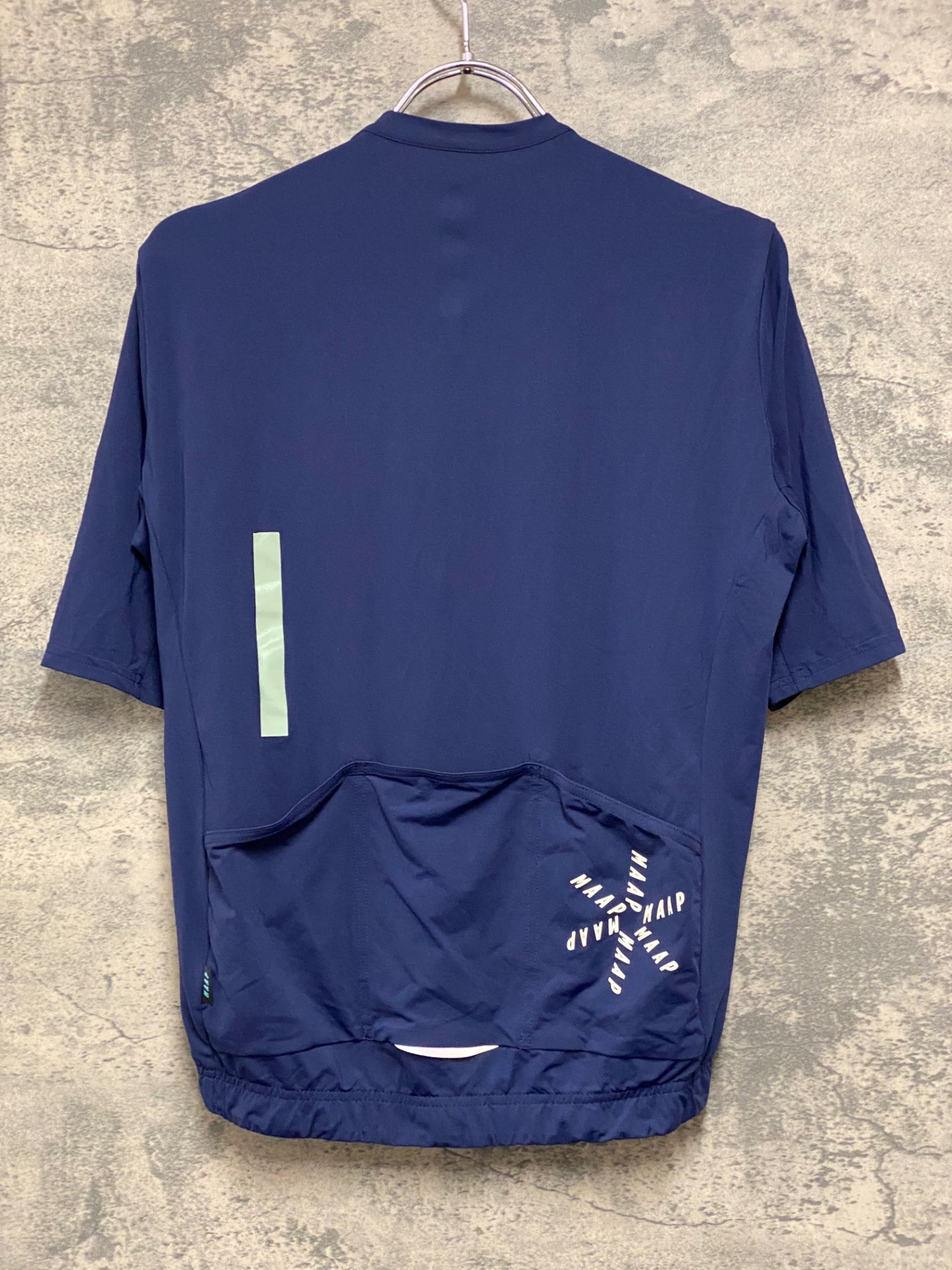 JE730 マープ MAAP TRAINING JERSEY 半袖 サイクルジャージ 紺 L