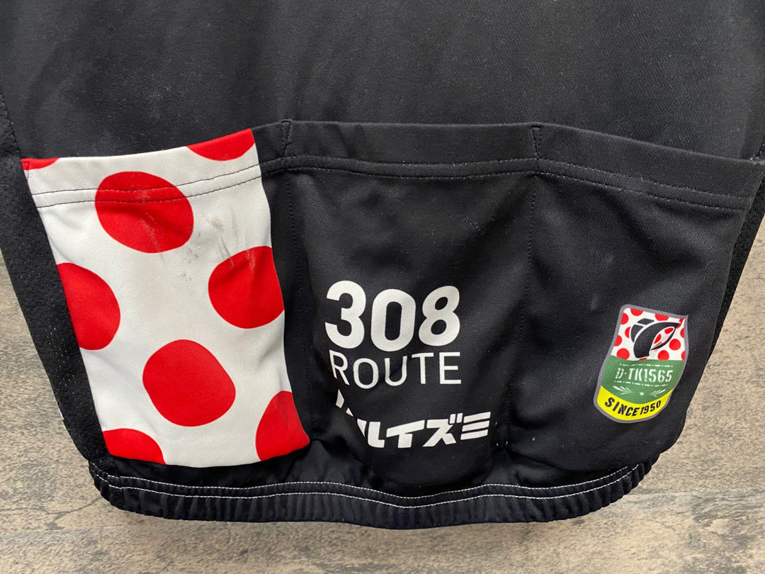 JT332 パールイズミ PEARL iZUMi 半袖 サイクルジャージ 黒白 M