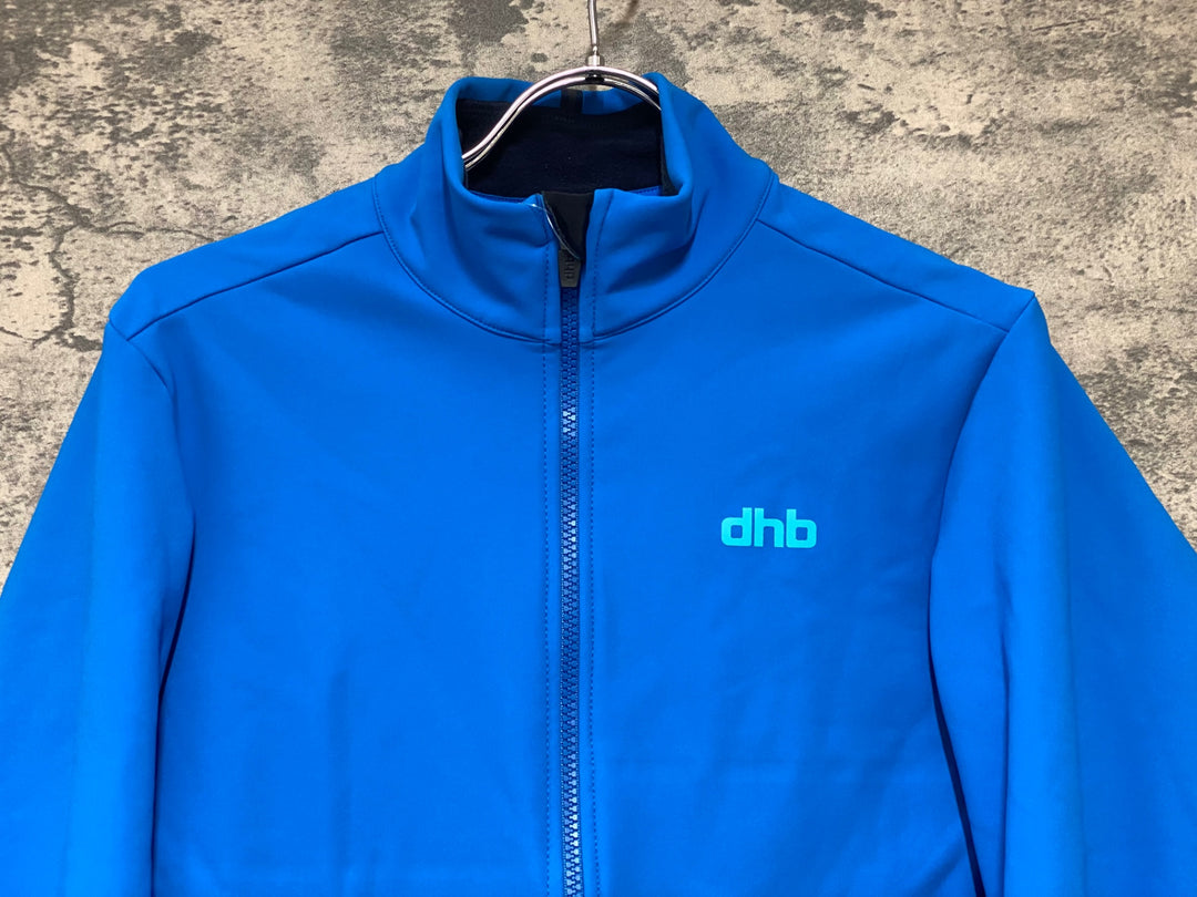 KA851 dhb AERON 長袖 サイクルジャケット 青 S 裏起毛