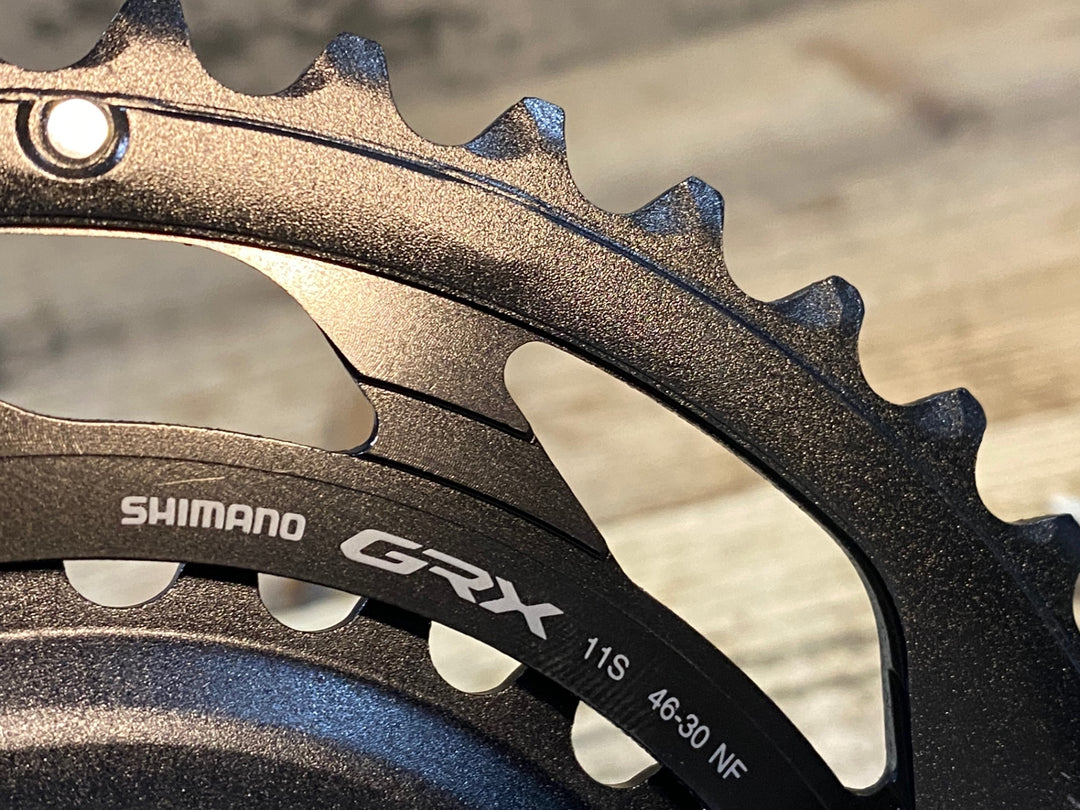 JR648 シマノ SHIMANO GRX FC-RX600 クランクセット 46/30T 170mm 2x10S