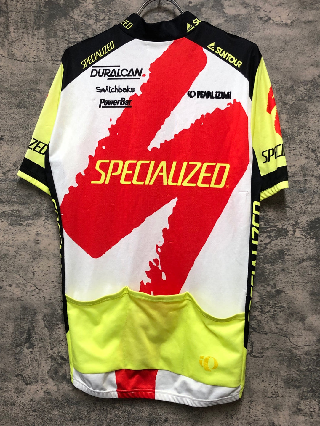 KE026 パールイズミ PEARL iZUMi 半袖 サイクルジャージ 赤 白 3L ハーフジップ