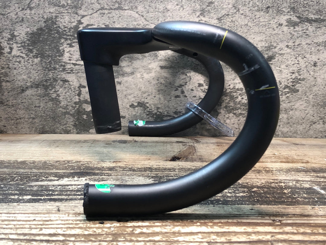 JC767 キャニオン CANYON CP0018 T-Bar カーボン 一体型ハンドル 90mm ※レバークランプ部のマーキング痕, ハンドル固定ボルト無し