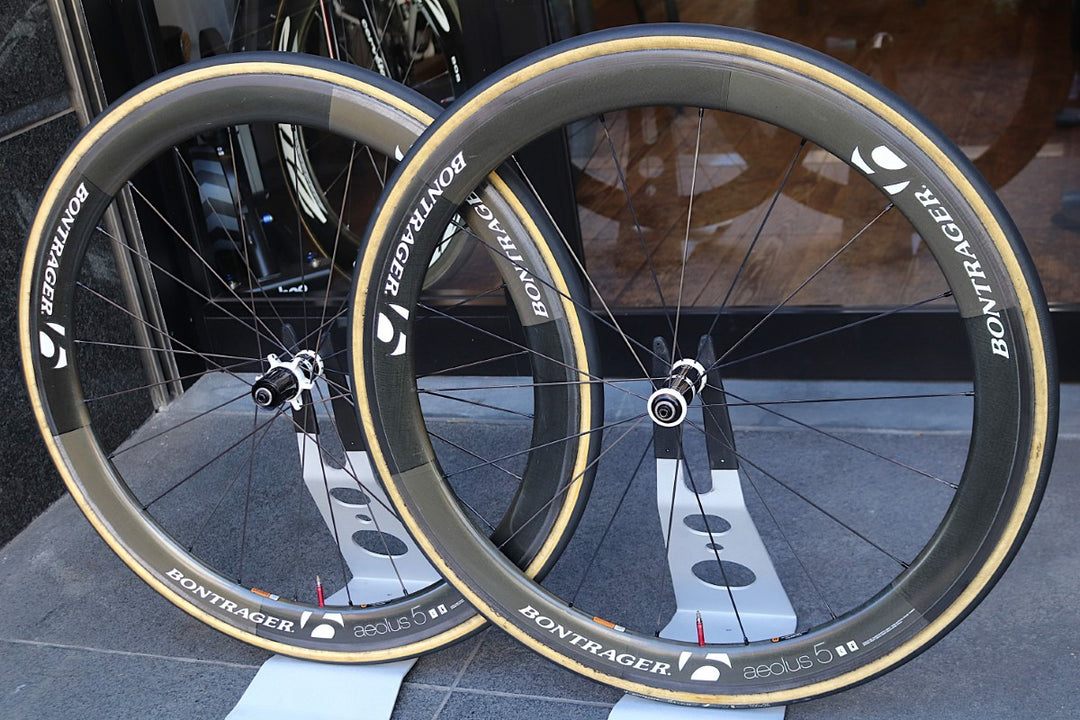 ボントレガー BONTRAGER アイオロス AEOLUS 5 D3 カーボン チューブラー ホイールセット シマノ 12/11S 【東京南麻布店】